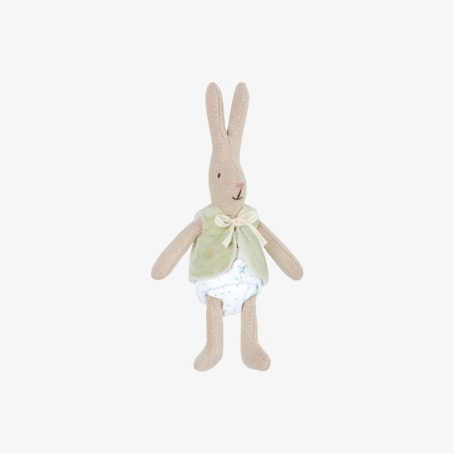 MAILEG Chambre lit rose lapin bunny bébé biberon et ballon taille
